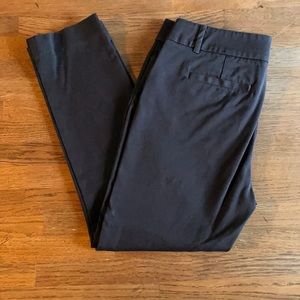 Loft outlet black skinny ankle pants 10 petite